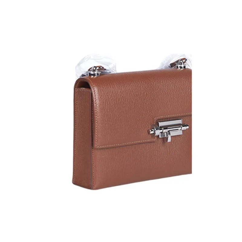 HERMES Verrou Goatskin Crossbody Bag, Shoulder Bag Mini Women's-3
