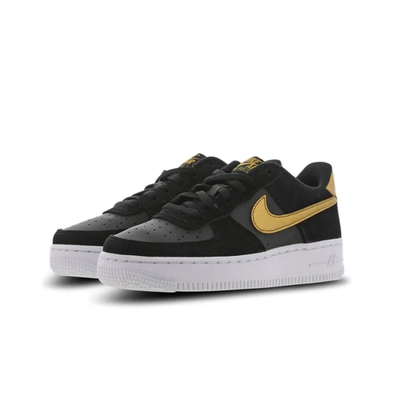Nike Air Force 1 '07 LV8 'Black Metallic Gold' Gs-2