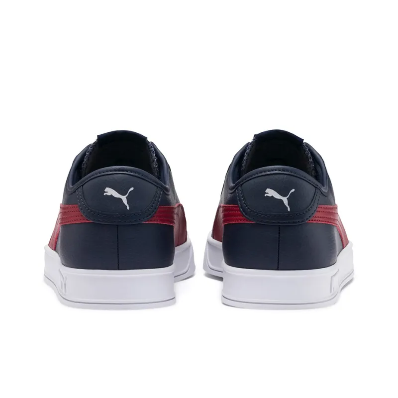 PUMA Smash Vulc V2 Blue/Red-4