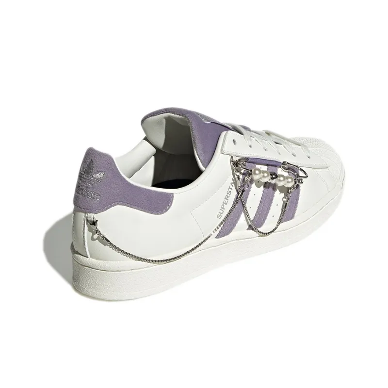 Adidas Originals Superstar SneakersShoes 'White Purple' Women's-3