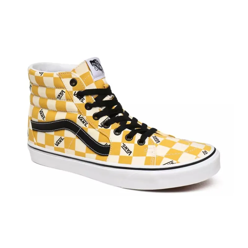 Sk8 Vans Hi 'Big Check Yolk Yellow'-2