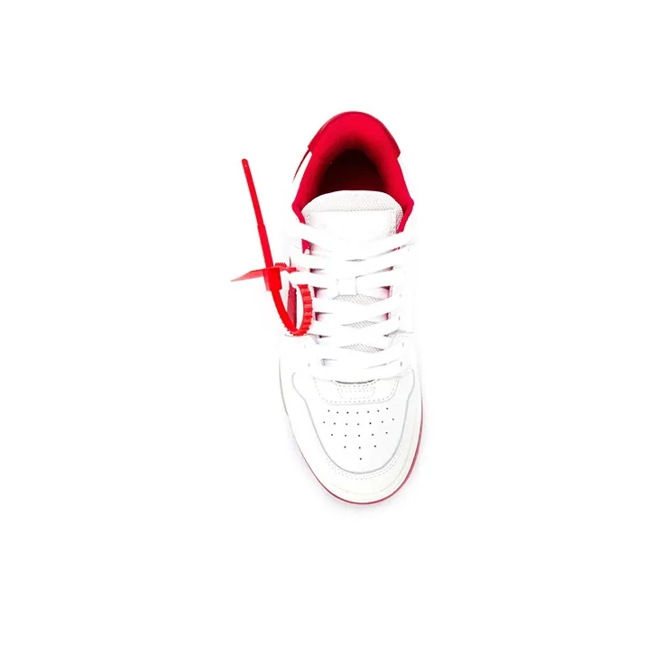 OFF WHITE Out Of Office Low Sneakers White/Red Women's-4