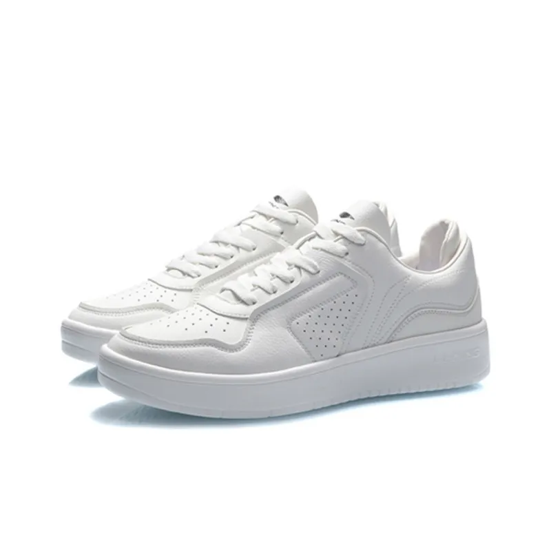 LiNing Street Player Coverage Thermal Slip Resistant Low Top Skateboard Shoes Men's White-2