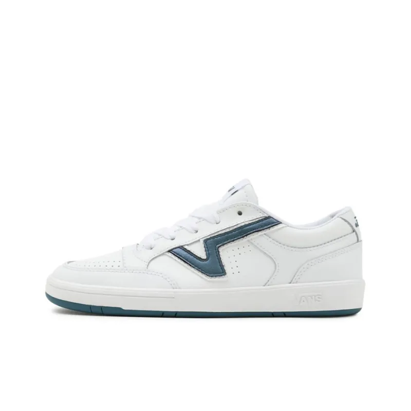 Vans Unisex Mystic Metallic Lowland Cc Sneakers White/Blue-0