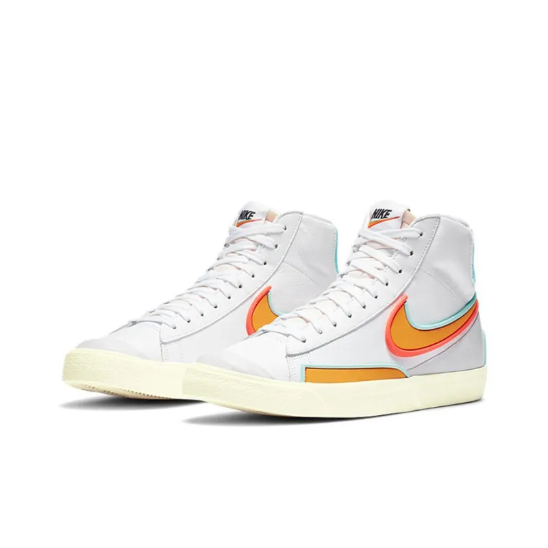 Nike Blazer Mid Infinite White Kumquat-2