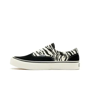 Vision Street Wear Trainers Plus Slip Resistant Low Top Skateboard Shoes Unisex Black White