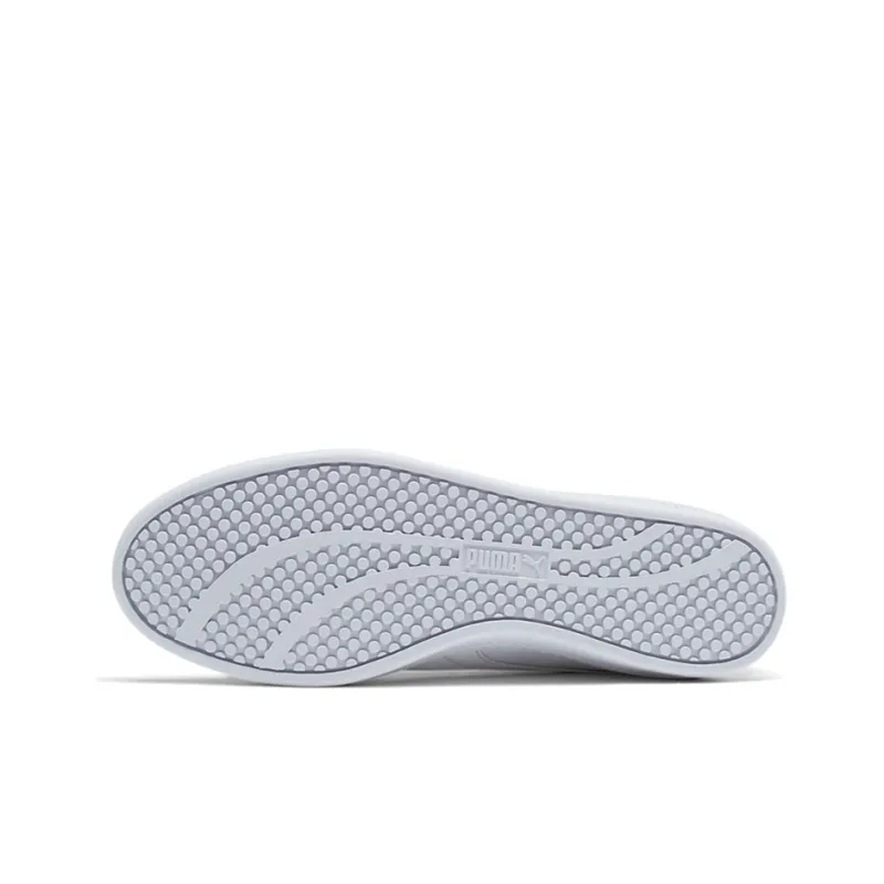 PUMA Smash V2 Leather 'Triple White' Women's-4