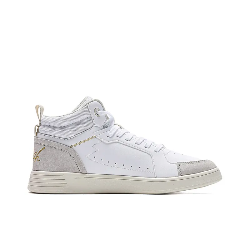 361° Skateboard Shoes Men Mid Top White-1