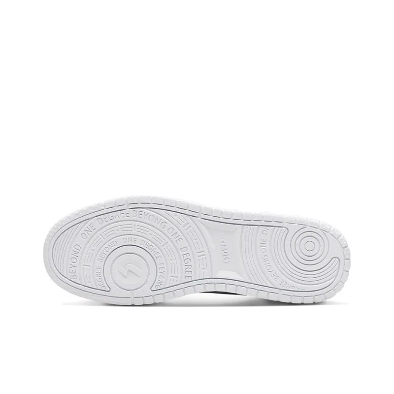 361° Slip Resistant Breathable High Top Skateboard Shoes Men's Bright White-4