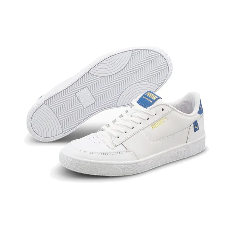 PUMA Ralph Sampson Mc Pop Casual Board Shoes White/Blue-4