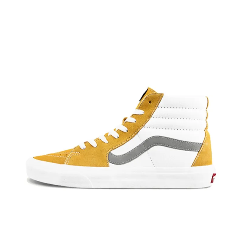 Vans SK8 HI White Yellow Unisex 'White Yellow'-0