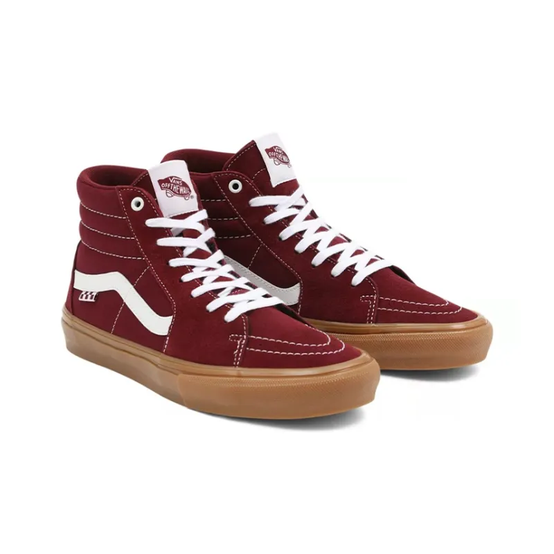 Vans Skate Sk8 Hi Port Royale Gum-2