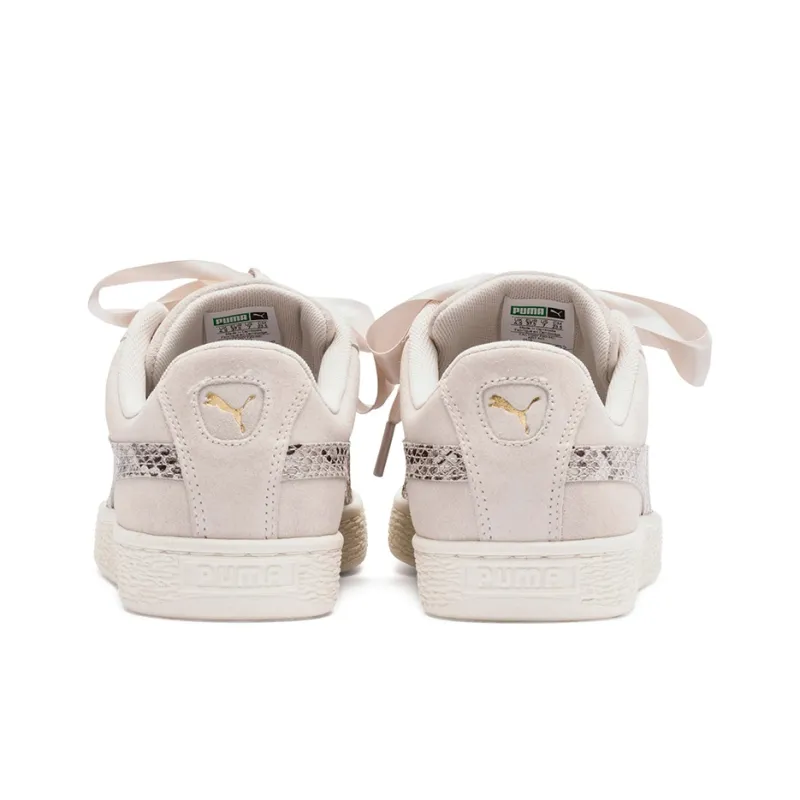 PUMA Suede Heart Snake Lux Sneakers Pink Women's-4