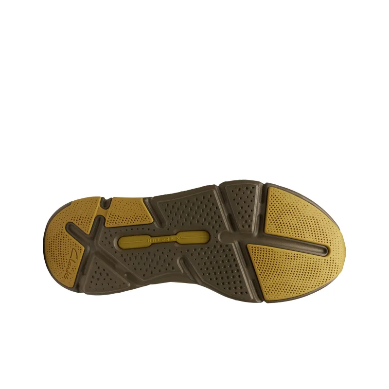 Clarks Nature Series Cushioning Breathable Height Increasing Low Top Casual Shoes Men's Olive Green-4