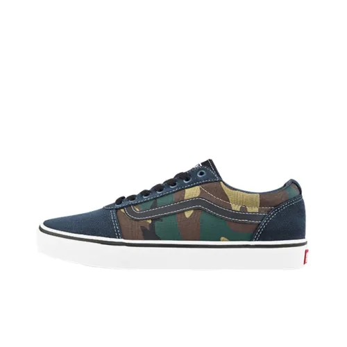 Vans Ward Skateboard Shoes Unisex Low-Top Blue