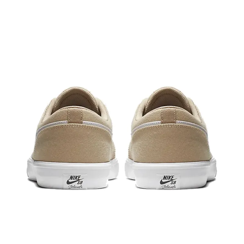 Nike SB Portmore II Solar CNVS Anti-Slip And Wear-Resistant Lightweight Low-Top Skateboard Shoes Unisex Desert Yellow-3