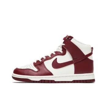 Nike Dunk High Sail Team Red Women's