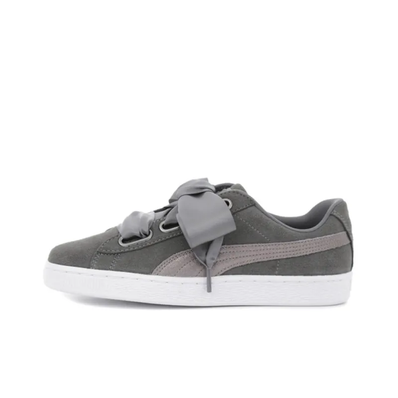 PUMA Suede Heart LunaLux 'Smoked Pearl' Women's-0
