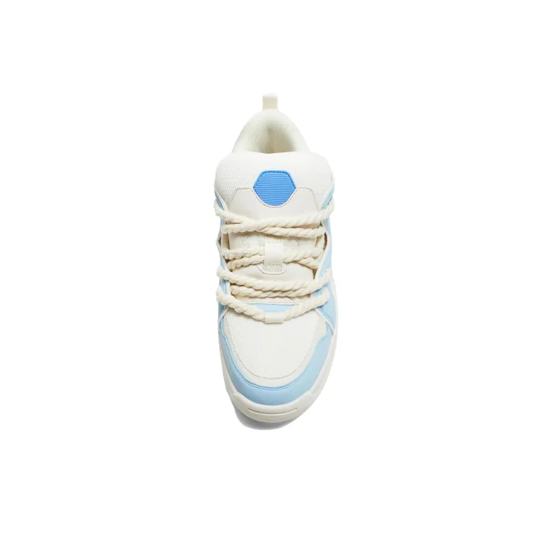 ZARA Slip Resistant Cushioning Wear Resistant Low Top Skateboard Shoes Men's White-2