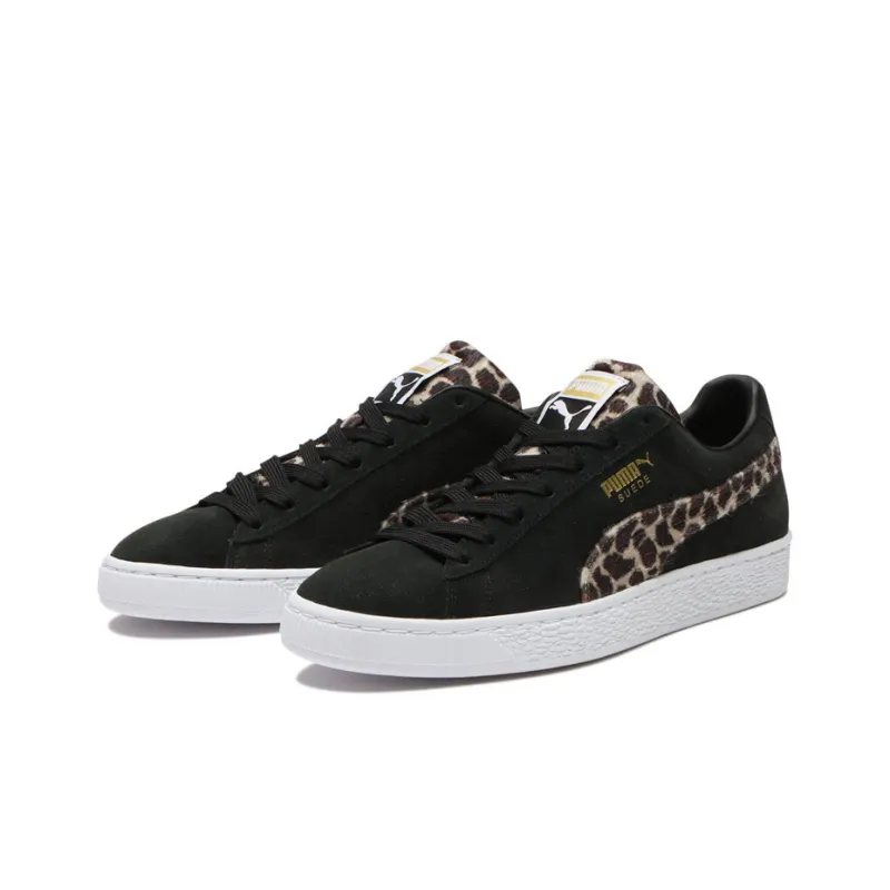 PUMA Suede Classic Xxi Balance Lightweight Low-Top Skateboard Shoes Unisex Black-2