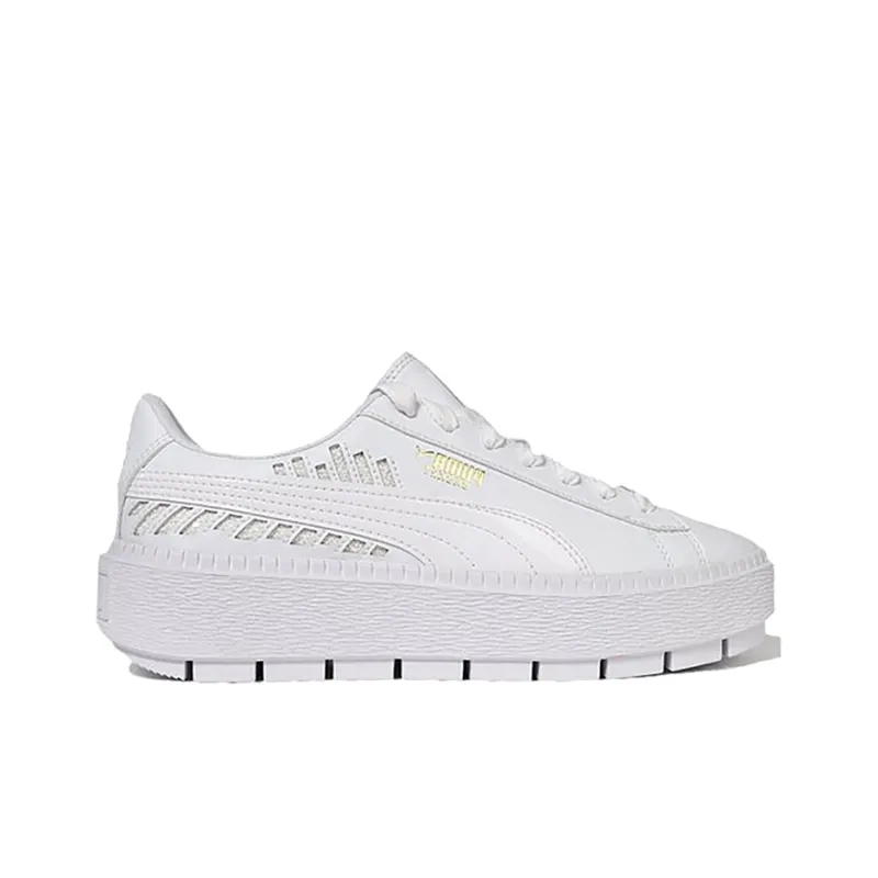 PUMA Platform Trace Metallic C Sneakers White Women's-1