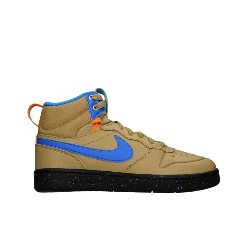 Nike Court Borough Mid 2 Boot 'Club Gold Blue Hero' Gs-1
