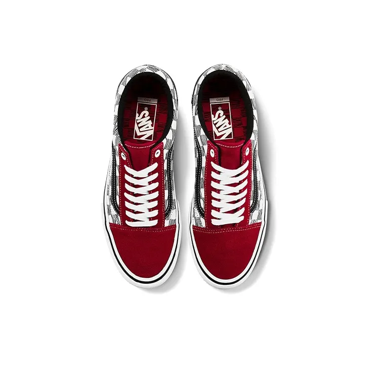 Vans Old Skool Red/Black/White-3