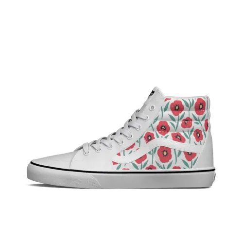 Vans Flowers Sk8 hi Sneakers Multicolor White