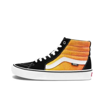 Sk8 Vans  Hi Pro 'Fade   Black Orange'