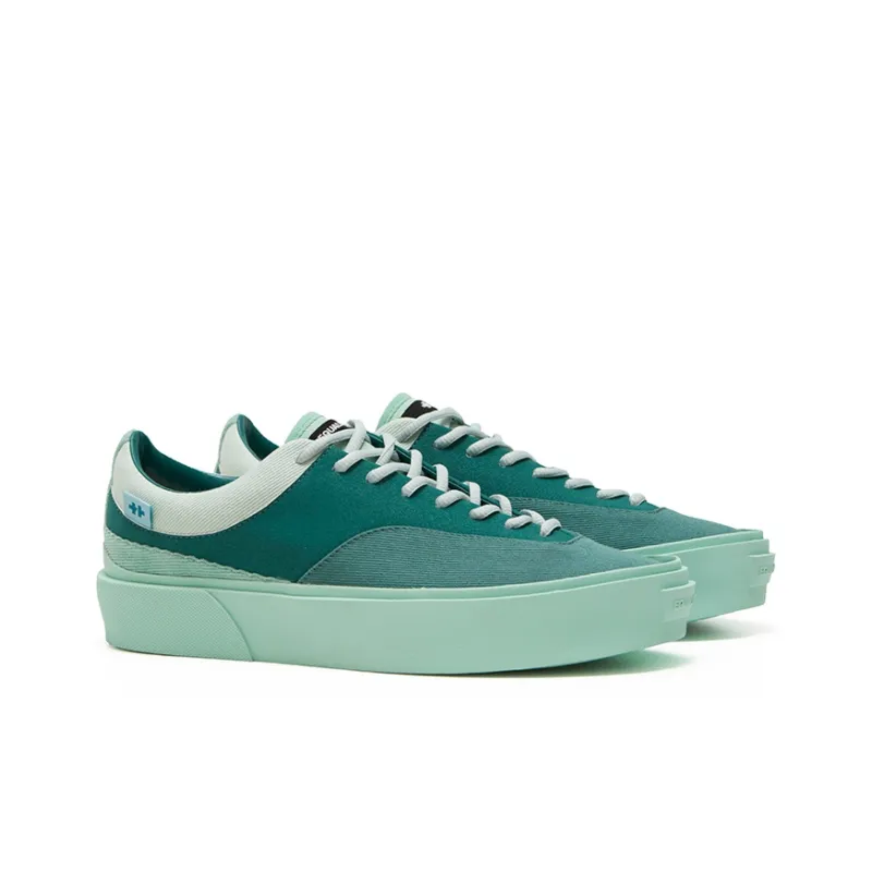EQLZ EQUALIZER Fault Slip Resistant Low Top Skateboard Shoes Unisex Seaweed Misprint-2