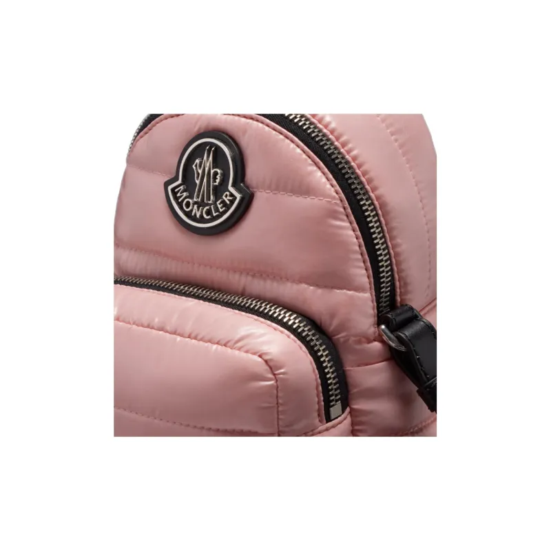 Moncler Kilia Nylon Fabric Shoulder Bag, Crossbody Bag Trumpets Women's Pink-2