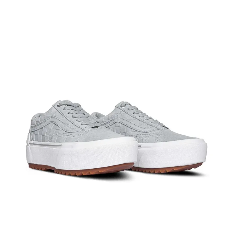 Old Skool Vans Stacked 'Embossed Checkerboard High Rise' Women's-2