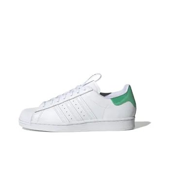 Adidas Originals Superstar Guangzhou Retro Low Top Casual Skate Shoes Unisex White Green