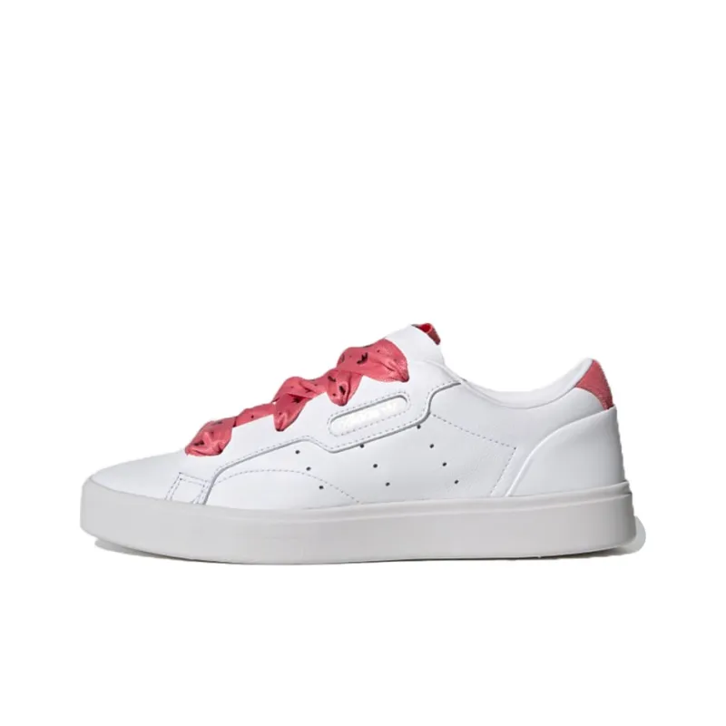Adidas Originals Sleek White/Pink Women's-0