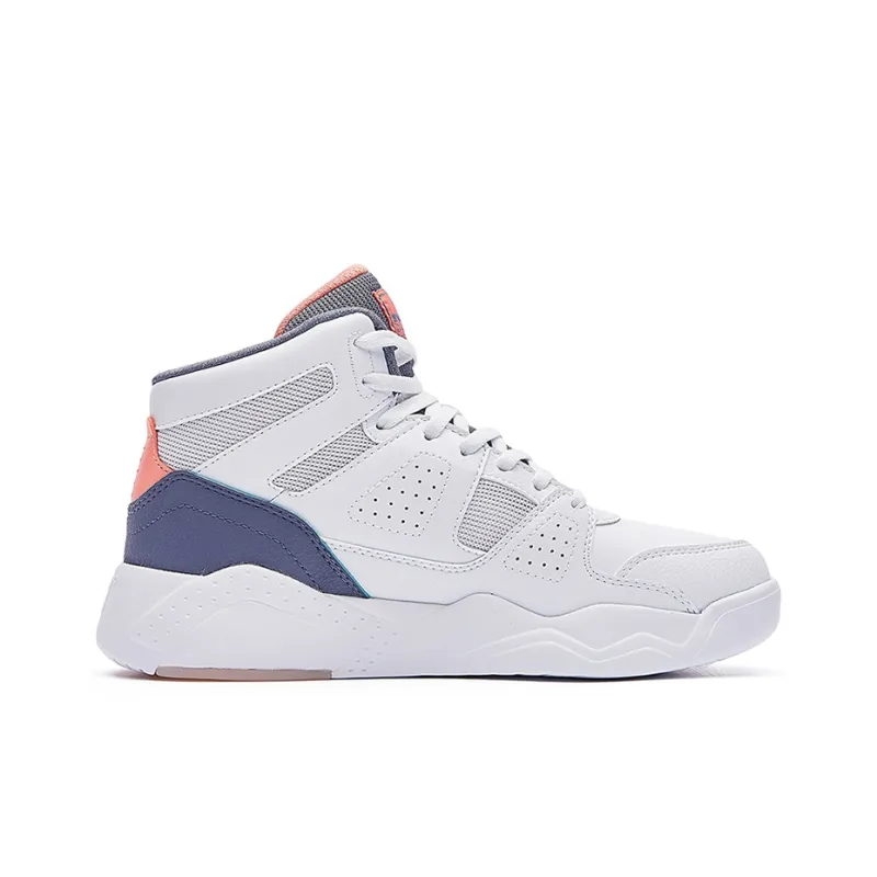 361° Warm High Top Skateboard Shoes Women's Matte Blue-1