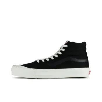 Vans Style 138 Non slip Lightweight High Top Skateboard Shoes Unisex Black White