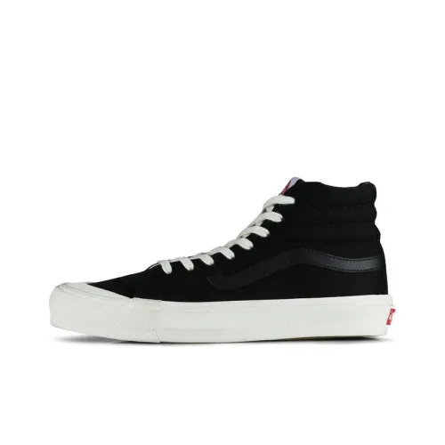 Vans Style 138 Skateboard Shoes Unisex High-Top Black/White