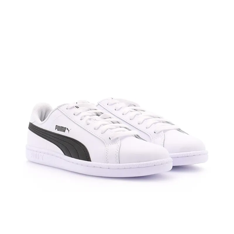PUMA Smash L Coverage Support Low Top Skateboard Shoes Unisex White Black-2