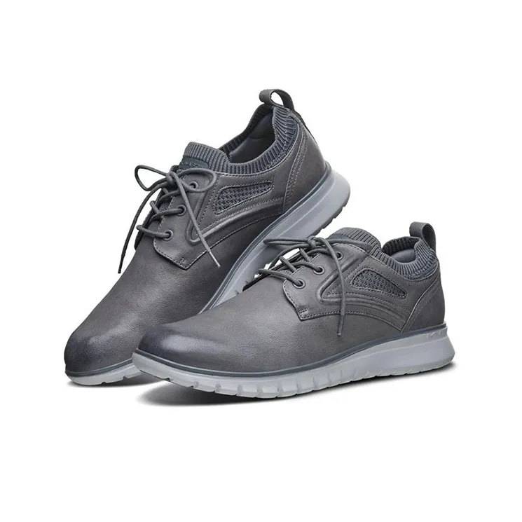 Skechers Neo- Casual Anti-Slip Wear-Resistant Low-Top Skateboard Shoes Men's Charcoal Gray-2