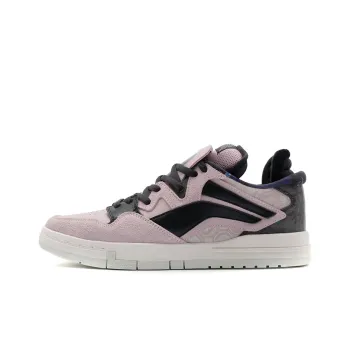 LiNing Wave Pro Mist Empire Durable Breathable Low Top Skateboard Shoes Men's Black Pink