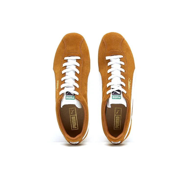 PUMA Te-Ku Prime Wear-resistant And Lightweight Low-Top Skateboard Shoes Unisex Wheat-2