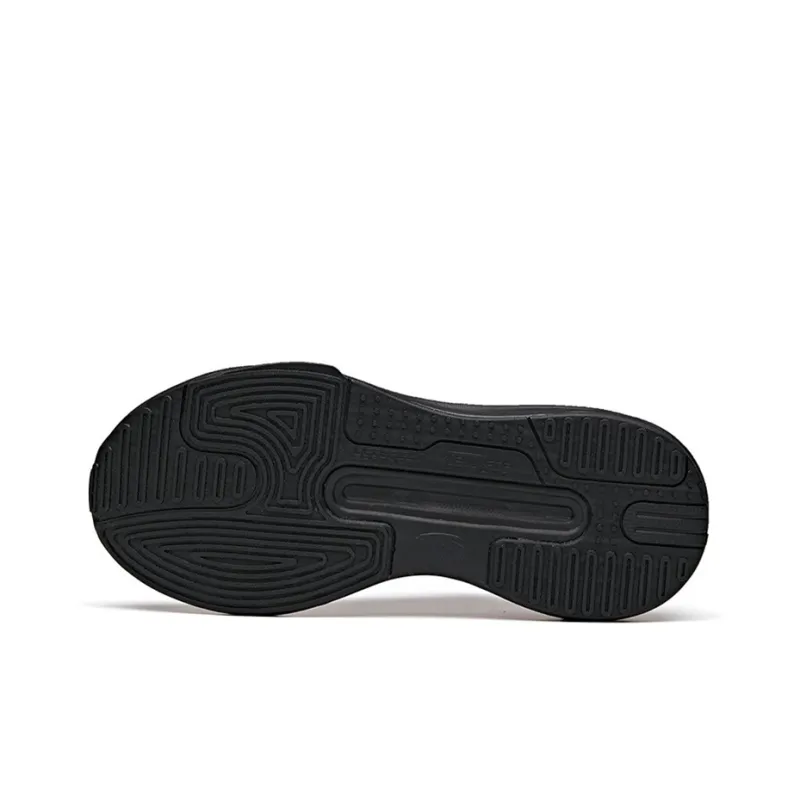 Anta C37 Series Anti Slip Wear Resistant Low Top Skateboard Shoes Women's Black-4