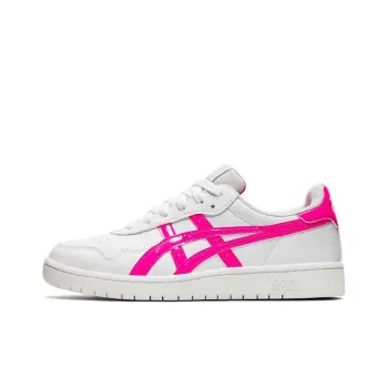Asics JAPAN S Wear-Resistant Slip-Resistant Cushioning Low-Top Skateboard Shoes Women's White Rose Red