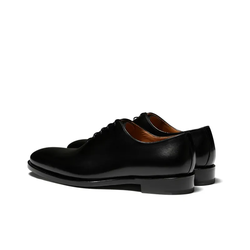 TRUFFAUT Whole Piece Leather Oxford Shoes Dress Shoes Men's-2