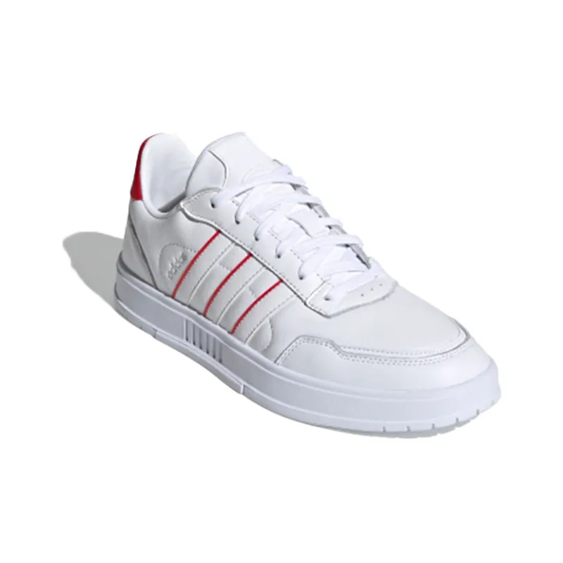 Adidas Neo Court Master White/Red-2