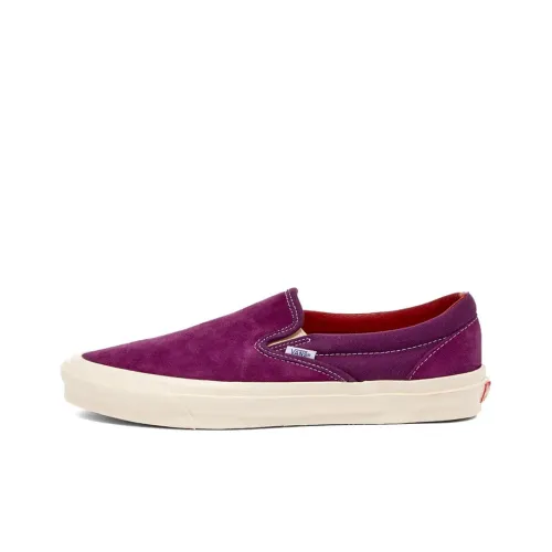 Vans Slip-on Skateboard Shoes Unisex Low-Top Purple