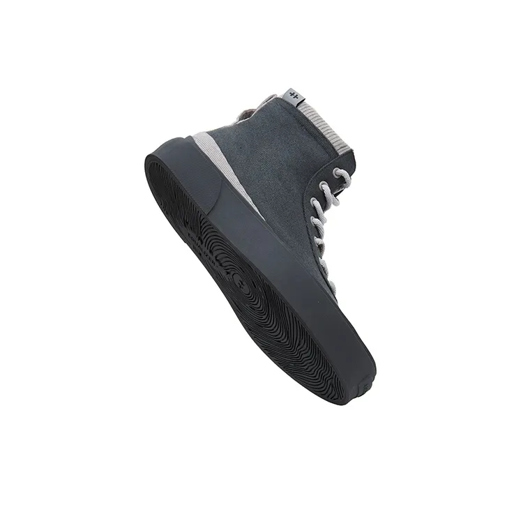 EQLZ EQUALIZER Fault High Skateboard Shoes Unisex Black Stone-1