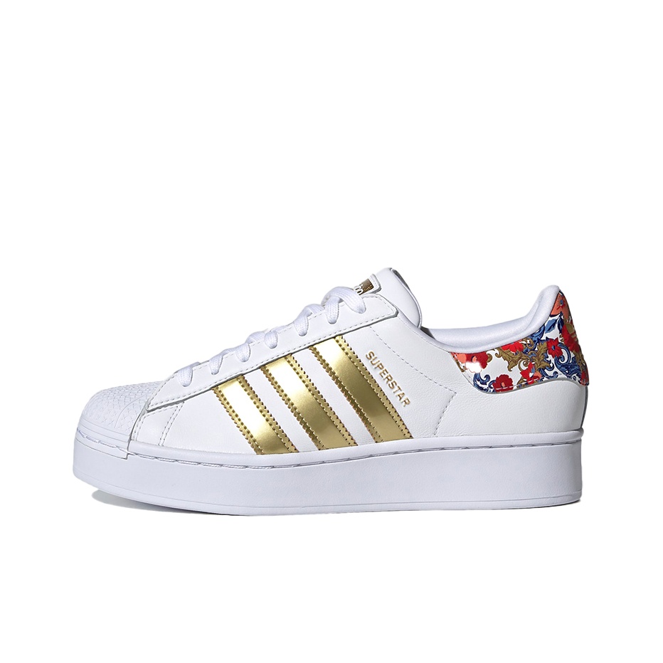 Adidas w superstar bold  cloud white/core black best sale