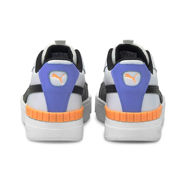 PUMA Cali Sport Sport Balance Lightweight Breathable Low-Top Casual Skateboard Shoes Women's Black Blue Purple-3