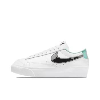 Nike Blazer Low Platform White Black Mint Foam Iridescent Women's